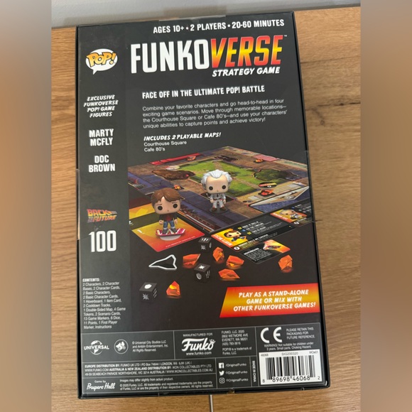 Funko Back to the Future Strategy Game - Black, Blue, Red - Picture 2 of 2